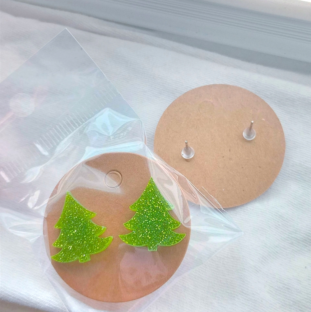 Christmas Tree Stud Earrings